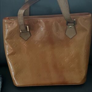 Louis Vuitton Tan Embossed Tote